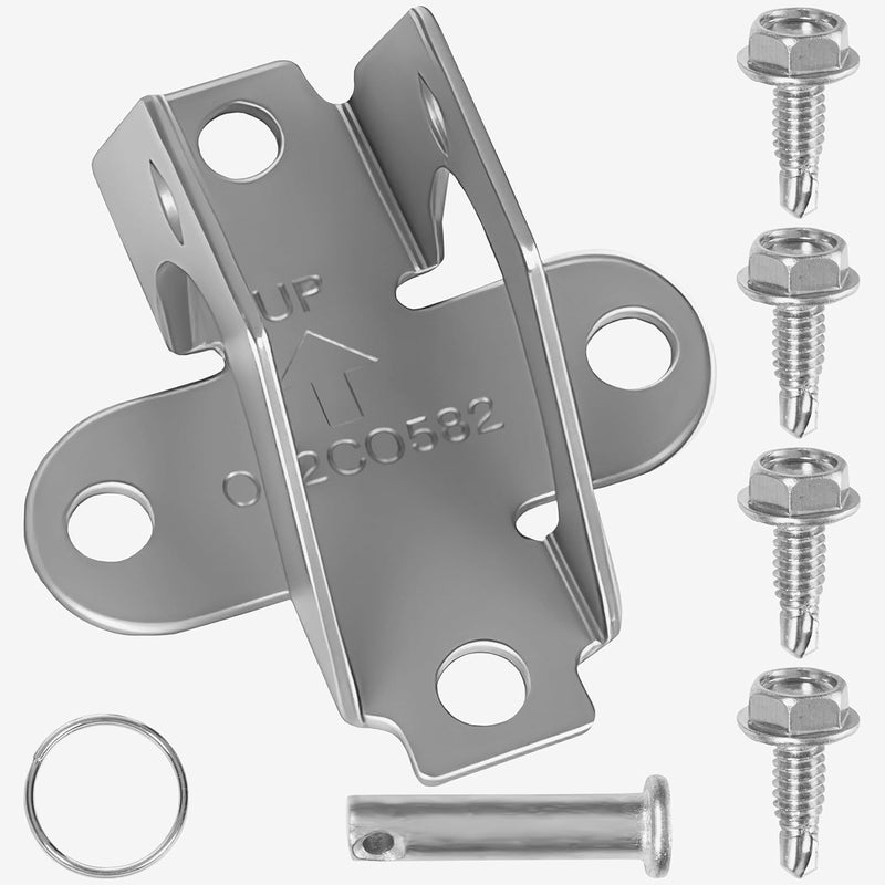 Granatan 41A5047 Door Bracket for Garage Door Openers, Compatible with Chamberlain, Craftsman, LiftMaster Models, Pin, Clip & 4 Fasteners Included - Image 1